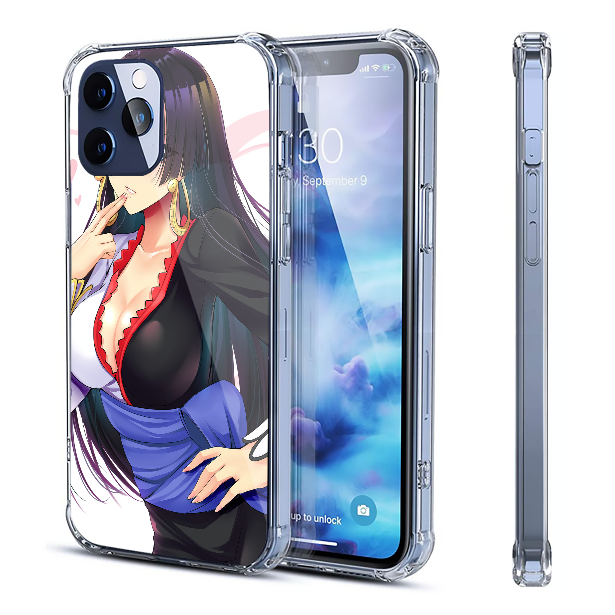 （画像用） ワンピース ONE PIECE 【iPhone 12シリーズ対応】透明スマホケース（クリアソフトケース）
